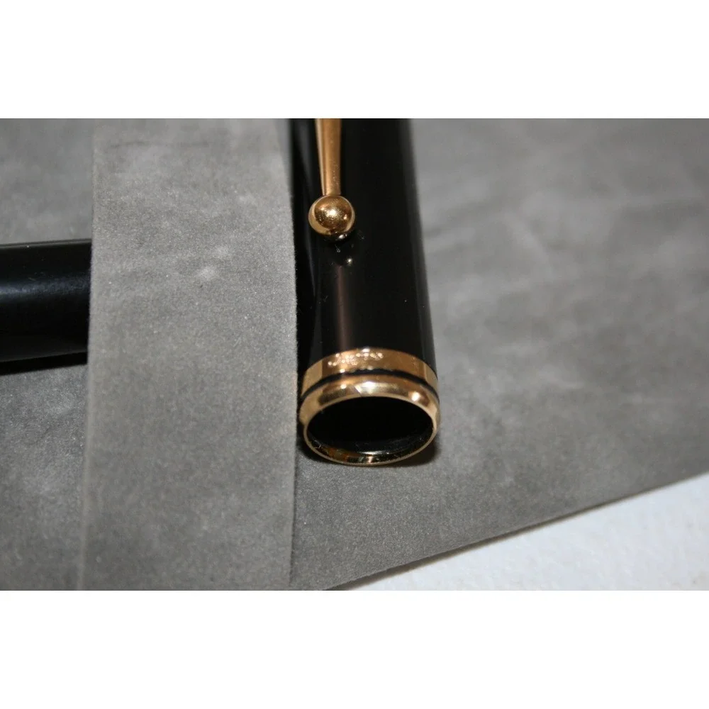 Vintage Sheaffer White Dot Black 18K 750 NiB Connaisseur Fountain Pen W/ Box